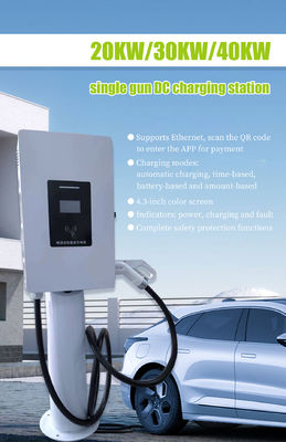 Выходный ток 0-66А 20кВ коммерческая станция быстрой зарядки Dc Ev Ccs2 с высотой ≤2000 м